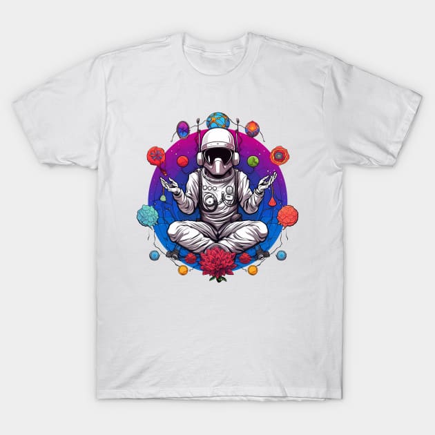 Meditating Psychonaut T-Shirt by Acid_rain